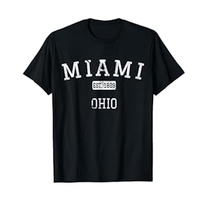 Miami Ohio OH Vintage T-Shirt