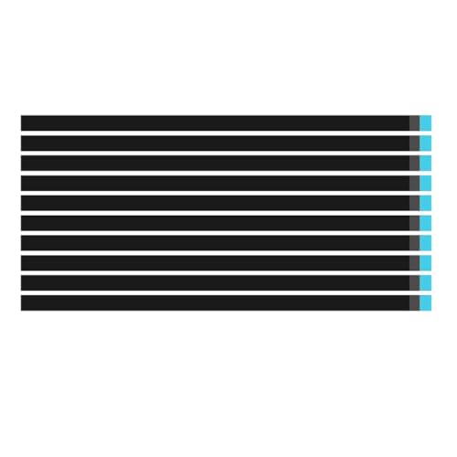 Image of 10PCS Black Laptop Screen Double Sided Adhesive Strips Easy Pull Tab Stretch Tape for LCD LED Display Replacement Panel Without Handle