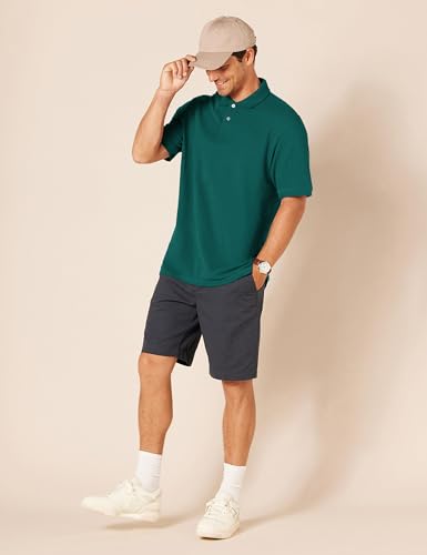 Image of Amazon Essentials Men's Regular-Fit Short Sleeve Cotton Pique Polo Shirt (Available in Big & Tall)