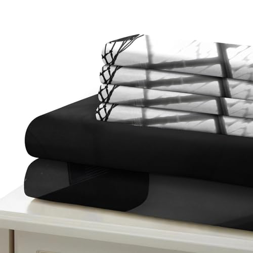 Parure de lit microfibre résistante effet 3D housse couette super king motif bandana - 7