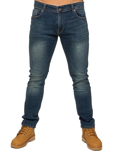 Kruze Designer-Jeans für Herren, Skinny Jeans, Stretch, schlanke Passform, alle Größen Gr. Bundweite: 97 cm, beinlänge: 81 cm (38 W / 32 L), Hellblau