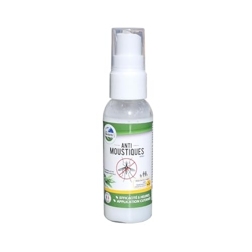 TERRA NOSTRA - Anti Moustiques Naturel - Spray Cutané 50 ML - Efficacité 6 Heures - Femme Enceinte Femme Allaitement et Enfant de Plus de 6 Mois - Fabriqué en France 50 ml