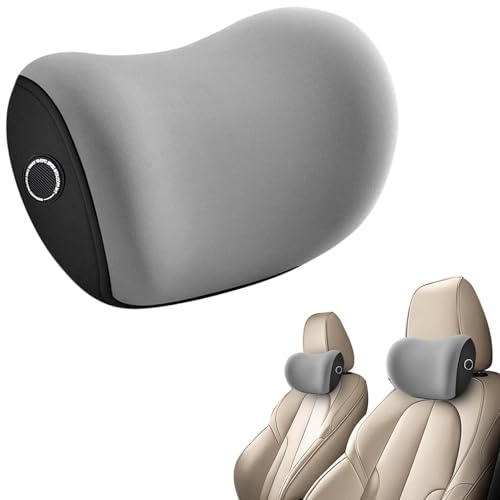 Bomefoi Almohada de Soporte Lumbar para automóvil, cojín Lumbar para automóvil - Cojín de Soporte Lumbar del automóvil - con Corrector de Postura de Correa elástica Flexible para el sofá en el Lugar