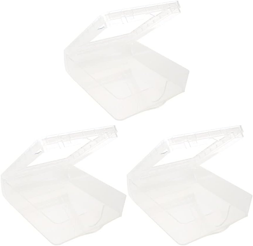 Heyiarbeit Weatherproof Cover Plug in Use Outlet Receptacle Protector 5.39"x5.71"x1.89"(LxWxH) for Retrofit Siding Construction 120 Type Transparent 3Pcs