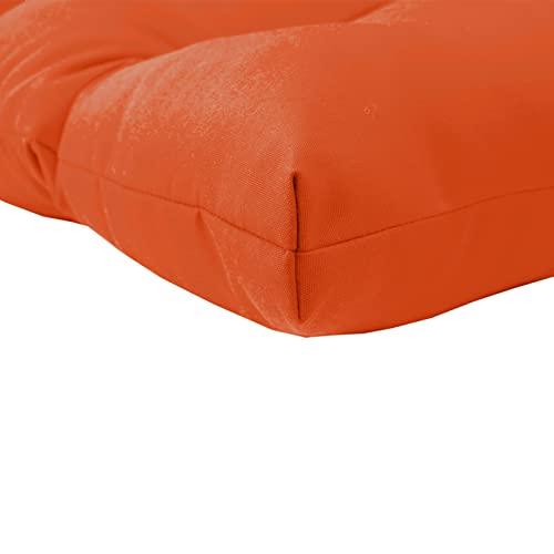 Image of QILLOWAY Outdoor Bench Cushion - 51x18x4 Inch Waterproof Patio Bench Cushion, Durable Bench Cushions for Outdoor Furniture, Replacement Outdoor Bench Cushions for Garden, Deck,Orange