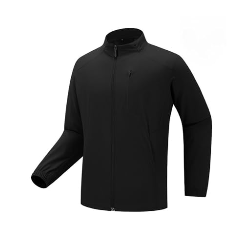 Chaqueta de protección solar para hombre que evita quemaduras y viento