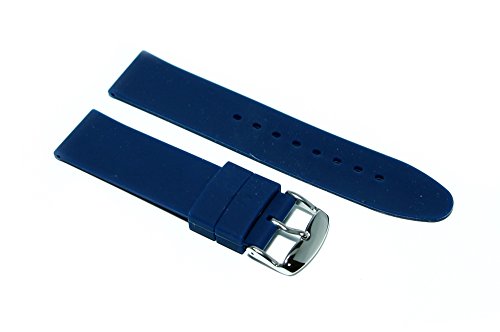 Cinturino in silicone extra blu per orologio ansa