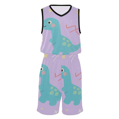 Maillots et shorts de basket-ball Dinosaure anti-transpiration GuoChe