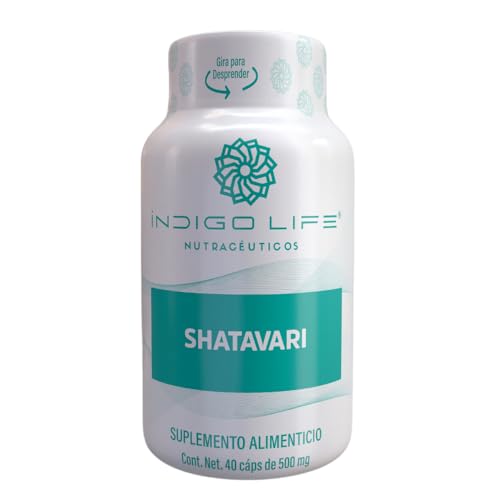 Herbal Plus, Indigo Life Shatavari 40 Capsulas Veganas de 500 mg