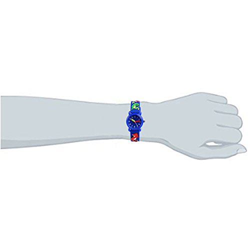 Venhoo Kids Watches 3D Cute Cartoon Waterproof Silicone Children Wrist Watches for Boys Little Child-Blue Dinosaur
