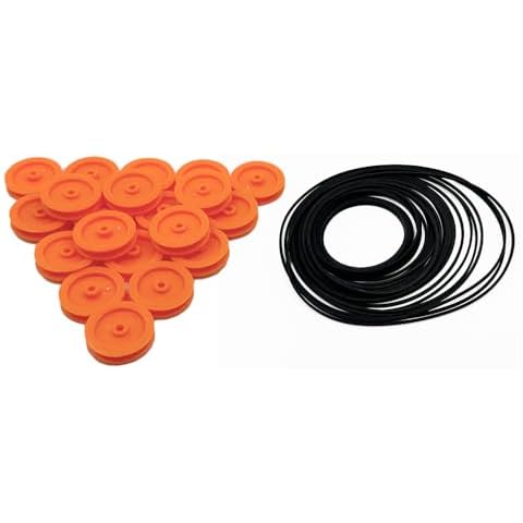 URIMPAVIDO 20PCS Plastic Belt Pulley Set Cover