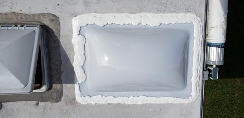 18" x 26" RV Skylight Replacement - NEKOJOSW 18" x 26" RV Skylight Outer Dome Fits for All Standard 14'' X 22'' Skylight Openings - Replace# SL1422W (White) by NEKOJOSW - Image 3