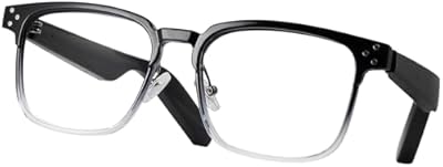 Smart Glasses for Men, Bluetooth Music Glasses with Bluetooth Speaker,Voice Control and Anti-Blue Light Lenses,Clear Call,Listening to Music (Anti-Blue Light)