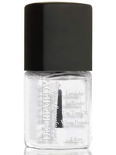 Dr.'s Remedy Nail Polish Treatment, Organic All Natural Non Toxic Nail Care and Strengthener - Calming Clear