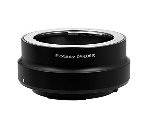 Image of Fotasy Olympus OM Lens to Canon EOS R Mount Adapter, OM EOS R, OM RF Adapter, OM EOS R Adapter, OM EOS RP Adapter, fits Olympus OM Mount Lens & Canon EOS R Mirrorless Camera EOS R /EOS RP