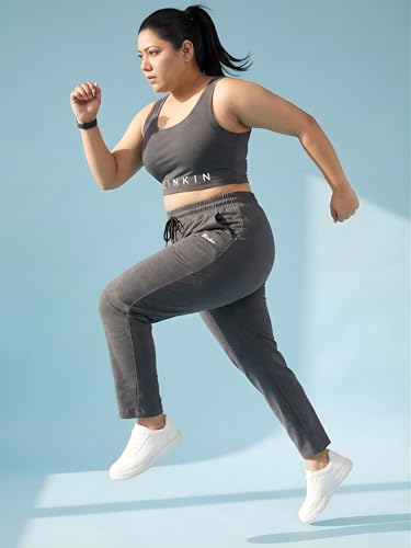 Image of BLINKIN Ankle Length Plus Size Cotton Track Pant for Woman | Ultimate Summer Lowers & Pajama for Women Pack of 2 (combo-plus-86)