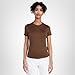 Theory Women's Tiny Tee 2, Pecan, Brown, S