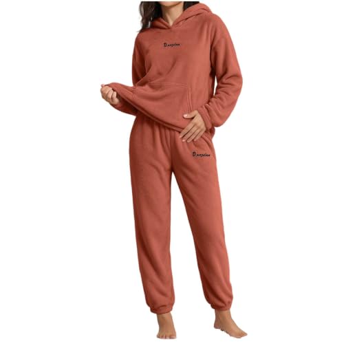 Ssuyeuri Women's Fleece Pajamas Sets Fuzzy Loungewear Fluffy Pajamas - image 8
