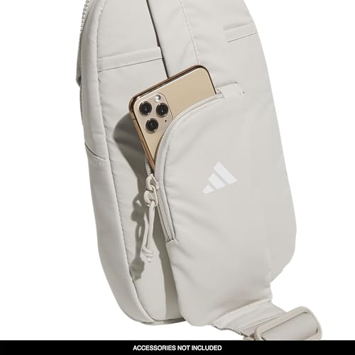 adidas Essentials 3 Crossbody – Sling Bag with Phone Pocket, Wonder Alumina Grey, OSFA by adidas - Used condition - Image 8