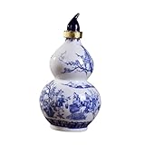 TOYANDONA Vintage Keramische Weinflasche aus Keramik Dicht Verschlossen Weintopf mit Glatter Oberfläche und Rutschfestem Boden zum Befüllen Dekoratives Weingefäß