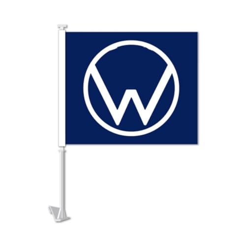 Manufacturer Clip-On Window Sign Compatible with Volkswagen 11"x13", 2 Pack