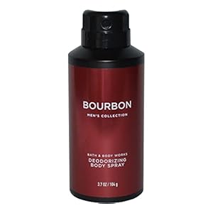 Bath and Body Works Bourbon Men’s Deodorizing Body Spray 3.7 Ounce