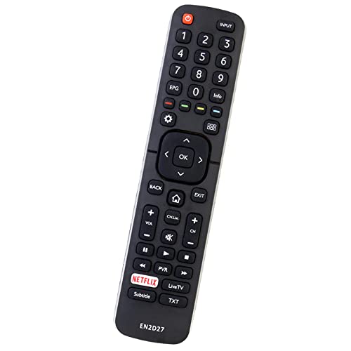 EN2D27 Replacement Remote Control Fit for Hisense Smart TV, black - Image 2