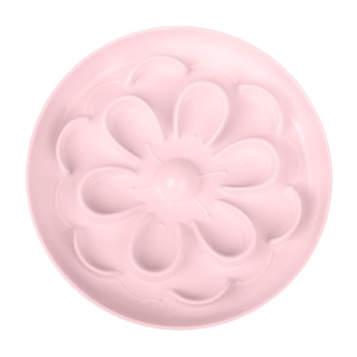 楽しい花の形の猫ボウル旅行に優しい衛生的な犬の水皿健康食事体験食洗機安全猫