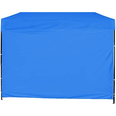 Canopy Sidewall for 10x10ft Pop Up Canopy Instant Tent Sunwall Privacy Panel Tent Wall Removable Accessories for Straight Leg Gazebos 1 Pack Blue Sidewall Only Cover