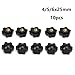 10pcs Star Knob Nuts Compatible with Lathe Machinery Industrial Equipment and Instrumentation Plastic Brass Thumb Clamping Type (5x25mm)