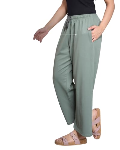 Image of CUPID Woman Plus Size Easy Cotton Track Pants, Comfortable Lower, Trouser, Joggers, Lounge Wear, Night n Daily Wear, Pajama, Travel Pant