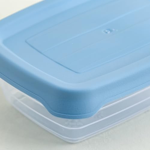 Image of Home Centre |Euphoria Valiant Set of 4 Polypropylene Storage Containers - 150ml|Food Storage|Storage and Containers|Containers and Jars|Blue