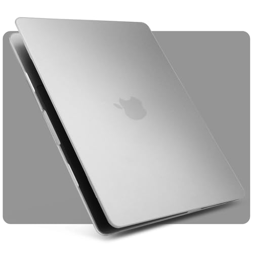 Zyb Custodia Per 2022 2024 2025 Macbook Air 13,6 Pollici M4 A3240 M3 A3113 M2 A2681, Ultra Sottile Cover Protettiva Plastica Rigida, Opaco Trasparente