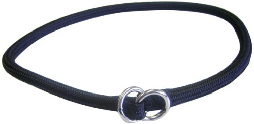 Hamilton 828 Bk 5/16-Inch By 18-Inch Round Braided Choke Nylon Dog Collar, Black #TOP22