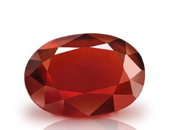 Hessonite naturelle de 11,37 carats gommée certifiée originale pour création de bijoux uniques