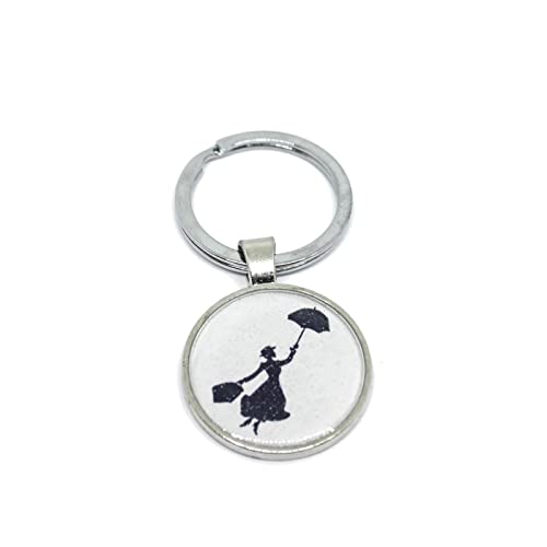 Portachiavi con sagoma di Mary Poppins