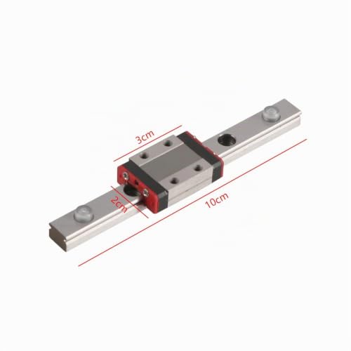 Tiardey Rail de Guidage linéaire MGN9C Bloc de Guidage linéaire Miniature Ensemble de roulements en Acier pour Un contrôle précis du Mouvement et Un Mouvement linéaire Fluide – vue 7