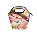 Ptak kwiat wiosna lunch torba termoizolacyjna neoprenowa damskie torebki do pracy na piknik