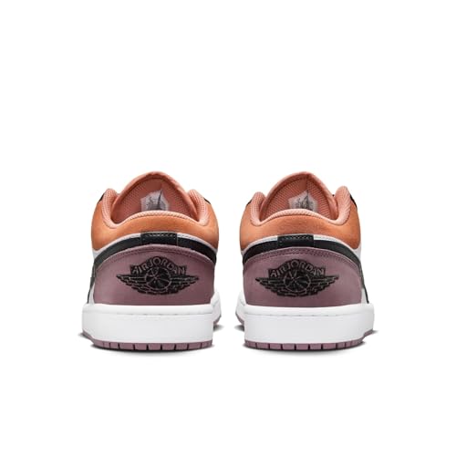 Jordan Men's 1 Low SE Sky J Mauve White/Black-Sky J Orange (FB9907 102)3