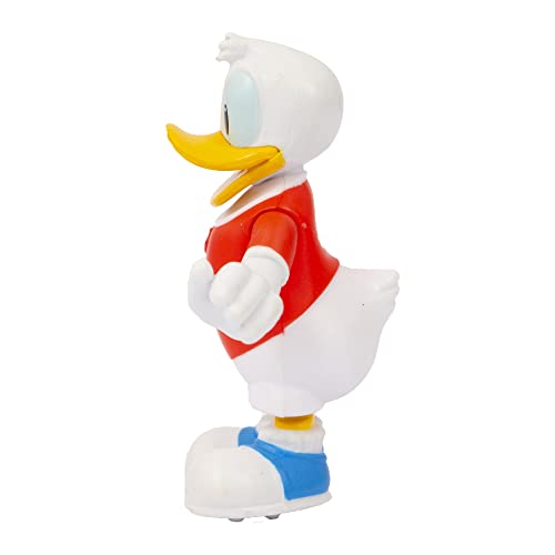 Disney Mickey, 2 Figuren, Gelenke, 7,5 cm, mit Zubehör, Fußballthema, Spielzeug für Kinder ab 3 Jahren, GIOCHI PREZIOSI, MCC042