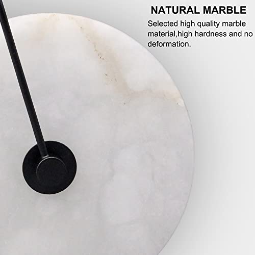 Image of Retro 5W Wall Lamp Fixture 6 inch Marble Stone Round Lampshade Bedroom Bedside Light LED SMD 2835 Wall Mounted Light Indoor Lighting Hotel Living Room Warm White 3000K Black