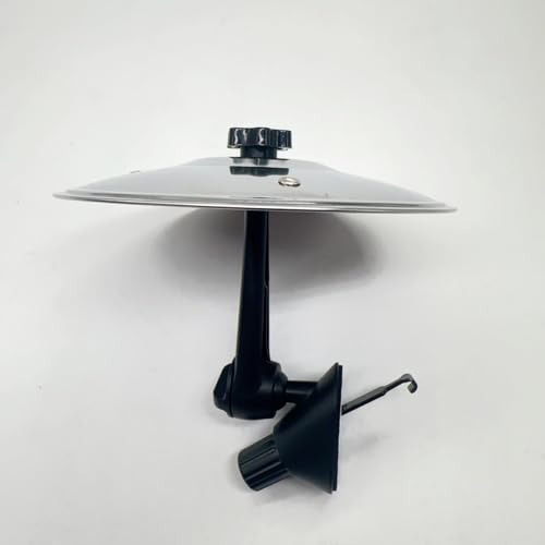 Car Cymbal Air Vent,Car Crash Cymbals,Mini Car Drum Cymbal for All Vehicles,Car Symbol Drum Air Vent for Drummers And Music Lovers-Sliver