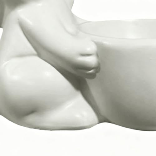 Huevera suavemente diseñada en resina para evitar que los huevos rueden en la mesa 8