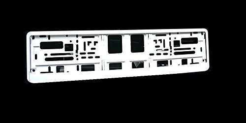 UTAL INTENSE Portatarga 74/483/CEE, bianco lucido