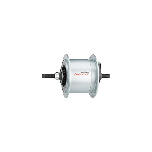Shimano DH-C60003 Dynamo Roller Brake 36h Front Hub Silver, No hub nuts