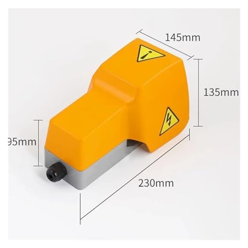 Interruptor de pie pedal para maquina herramienta AC380V 10A IP44 6