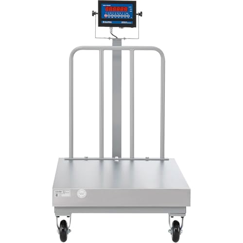 Báscula industrial móvil con display LED 1000 lb miniatura 4