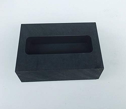 OTOOLWORLD Molde de lingote de grafito de oro y plata para fundir refinación de fundición (3.53 oz)