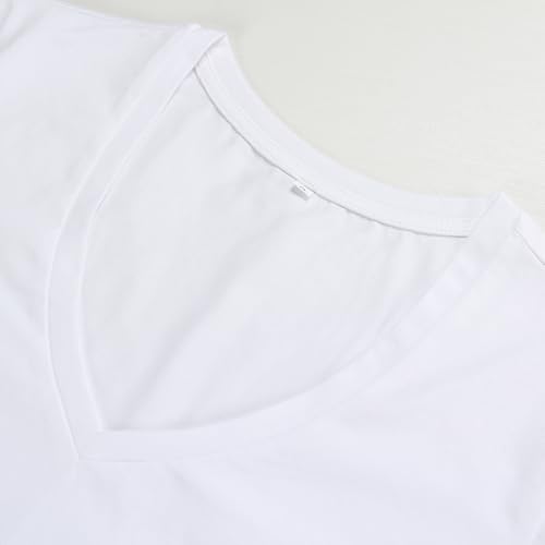 PALINDA Women's Classic Fit T Shirts Short Sleeve V Neck Casual Tee Shirt Summer Tops4