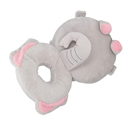 Almofada Protetora para Cabeça de bebê, 30cm, Alça de Ajuste de Animal de Desenho Animado, Almofada